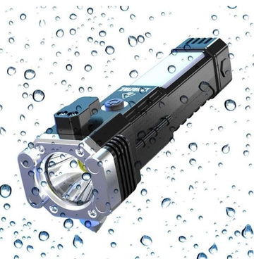 Rechargeable LED Flashlight with Power Bank Torch